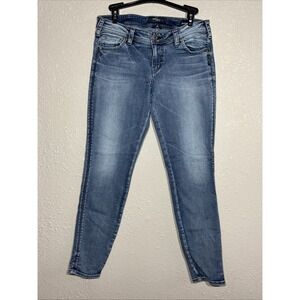 Silver Jeans Co. Women's Demolition Aiko Mid Super Skinny Size 30/31